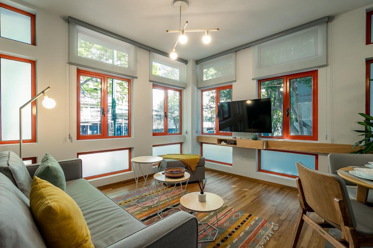 Beautiful New, Modern Condo In La Condesa! Mexico City Exteriör bild