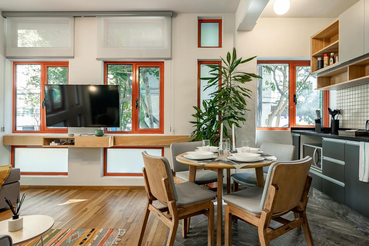 Beautiful New, Modern Condo In La Condesa! Mexico City Exteriör bild